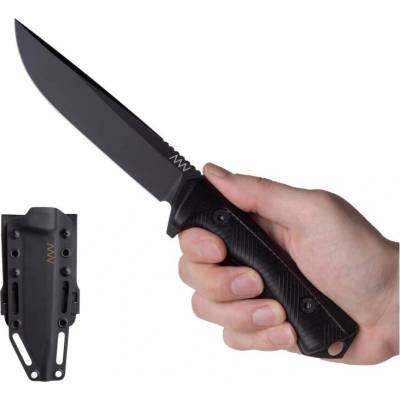 P300, ANV Knives, čepel černá, rukojeť GRNPU černá
