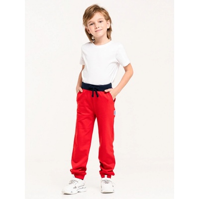 Winkiki Kids Wear chlapecká tepláky Outdoor červená