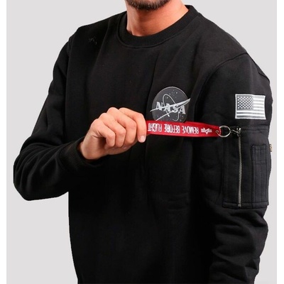 Alpha Industries mikina Space Shuttle Sweater černá
