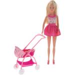 Simba Toys Кукла Simba Toys Steffi Love - Стефи, с количка и бебе, асортимент (105733067)
