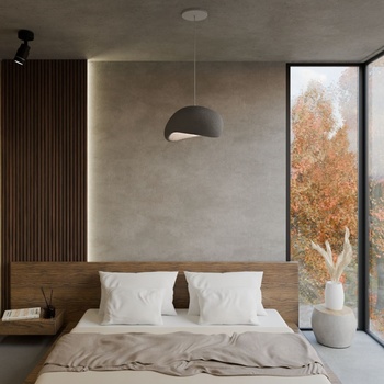 Brilagi - Пендел на кабел WABI SABI 1xE27/40W/230V сив (BG3977)