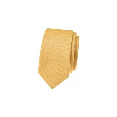 Avantgard Kravata Slim Lux 571-14943 žlutá