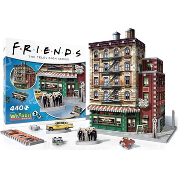 Wrebbit 3D puzzle Přátelé: Central Perk 440 ks