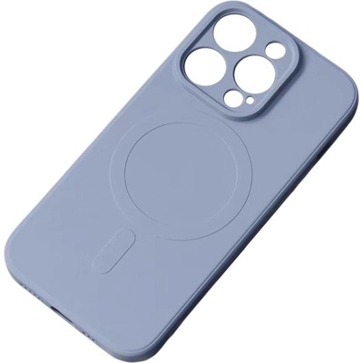 HQWear Кейс HQWear Silicone Case за iPhone 15, съвместим с MagSafe, сив (9145576279779)