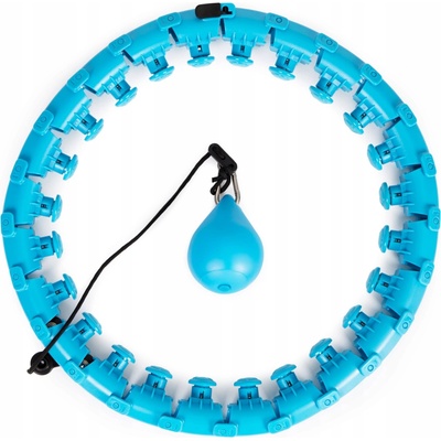 ModernHome Masážna Hula hup s závažím - modrá