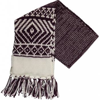 SoulCal Fairsle dámské Scarf Oxblood/Cream