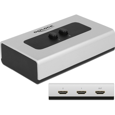 Delock Ръководство Delock 2 порта, HDMI превключвател