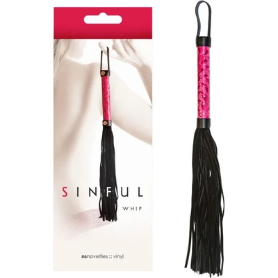 Камшик за грях, розов цвят - Sinful Whip Pink (NSTOYS0217)