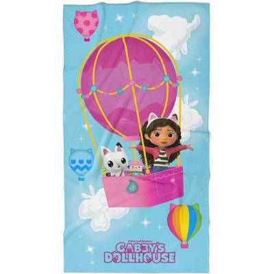 Carbotex osuška Gábinin kouzelný domek Gábinka a Pandy v balónu 70 x 140 cm