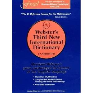 Webster's Third New International Dictionary (2001)