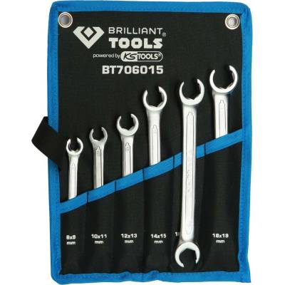 Brilliant Tools Sada řadových klíčů 8 - 19 mm BT706015