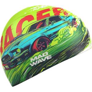 Mad Wave racer swimming cap зелен