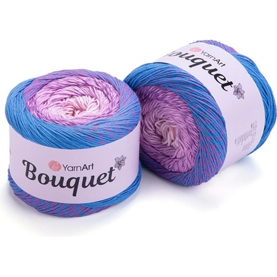 Yarn Art Bouquet 726 růžová fialová modrá