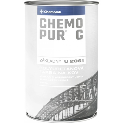 Chemopur G U2061 0199 čierna 0.8l základná polyuretánová dvojzložková farba