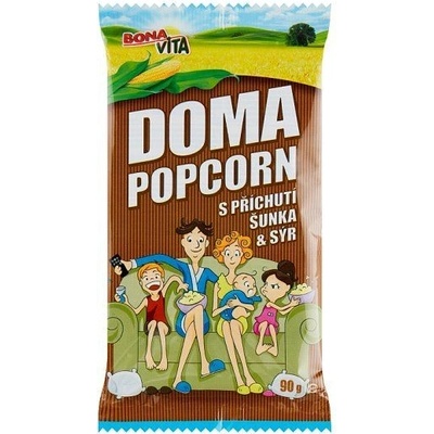 Bona Vita Doma popcorn šunka a sýr 90 g – Zbozi.Blesk.cz