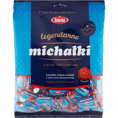 Śnieżka Michalky Čokoládové bonbóny s arašídy 1 kg