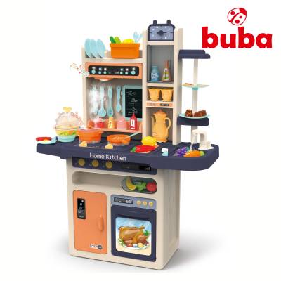 Детска кухня Buba Home Kitchen, 65 части, 889-161, сива (889-161)