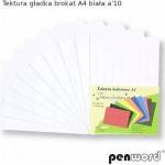Penword Cardboard A4 glitter white 10pcs