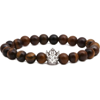 HARAHU Гривна cr-23317 - Кафява / Сребриста kp23317 (cr-23317)