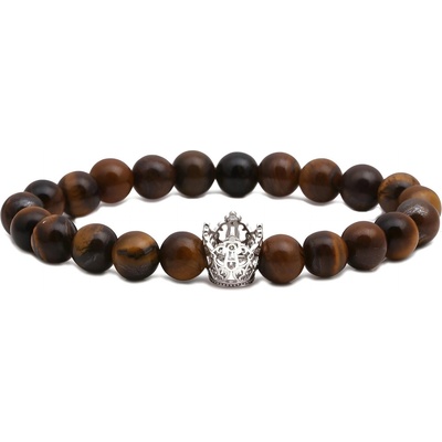 HARAHU Гривна cr-23317 - Кафява / Сребриста kp23317 (cr-23317)