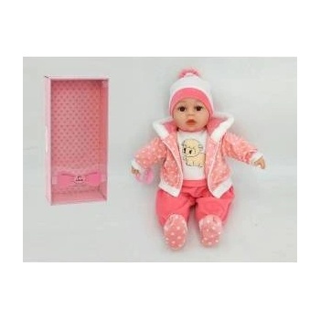 Mádara Doll baby 45cm with pacifier with sound in box 543195-560222 Adar