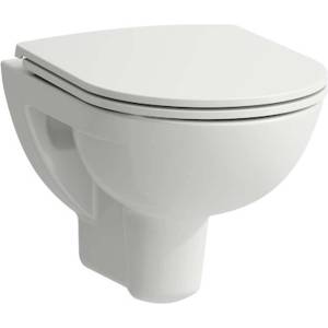 Laufen Pro - Висяща тоалетна „Compact, без ръб, с LCC, бяла H8219524000001 (H8219524000001)