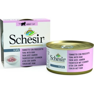 Schesir Complete Tuna with Ham In Jelly риба тон и шунка в желе 85gr