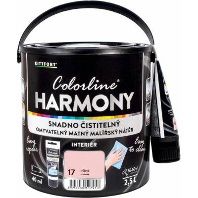 KITTFORT Colorline HARMONY 2,5 l růžová matná