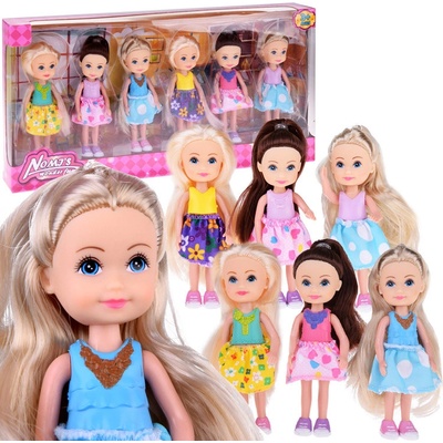 Jokomisiada Rozkošné mini bábiky na hranie12 cm 6 ks ZA4755