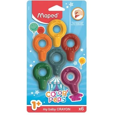 Maped Пастели, MAPED "ColorPeps Baby", 6 различни цвята 863806 (863806)