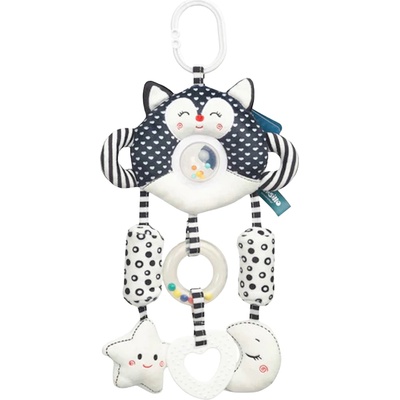 Sensillo Играчка за количка Sensillo - Котенце, черно-бяла (SILLOZ-0340)