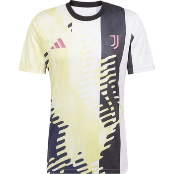 Image 1 of adidas Juventus Prematch Shirt 2024 2025 Adults - Yellow/Black
