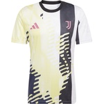 adidas Juventus Prematch Shirt 2024 2025 Adults - Yellow/Black
