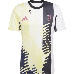 adidas Juventus Prematch Shirt 2024 2025 Adults - Yellow/Black