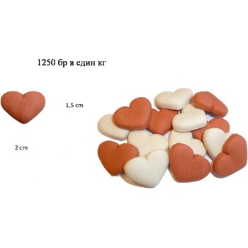 Animal Lovers Premium -Кучешко лакомство бисквити мини сърчица с вкус на ягода 10 кг. плик