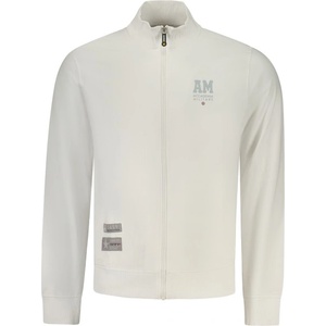 Accademia militare Мъжки суичър с цип military academy, Размер s, Цвят Бяло (s6s663-5731_bi001)
