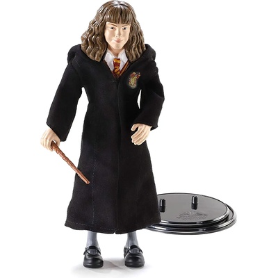 The Noble Collection Екшън фигура The Noble Collection Movies: Harry Potter - Hermione Granger (Bendyfigs), 19 cm