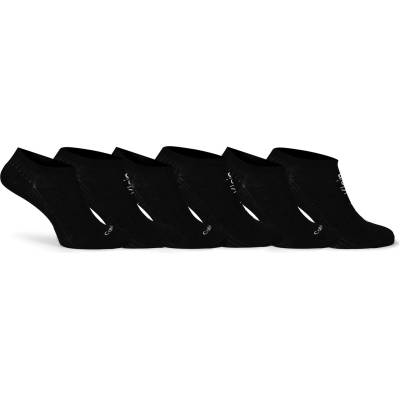 Calvin Klein Дамски чорапи Calvin Klein 6 Pack Trainer Socks Ladies - Black