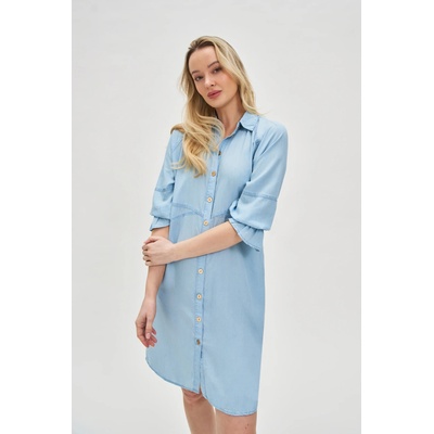Moodo Синя дамска рокля Moodo Moodo | Sin | ЖЕНИ | S