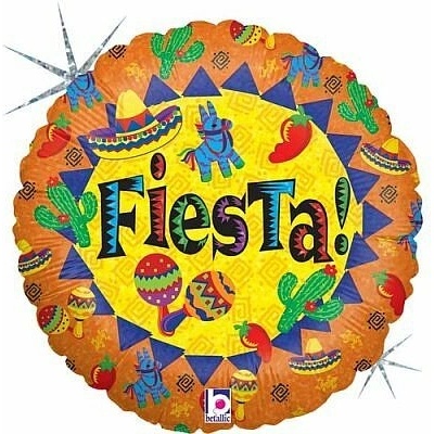 Fóliový balónek kruh Fiesta 46 cm