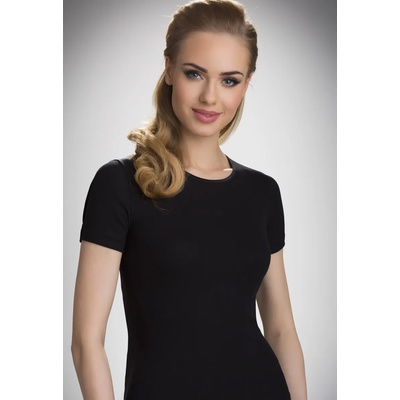 Eldar Дамска блуза с къс ръкав в черно NataszaEH-18398-CZARNY - Черен, размер S