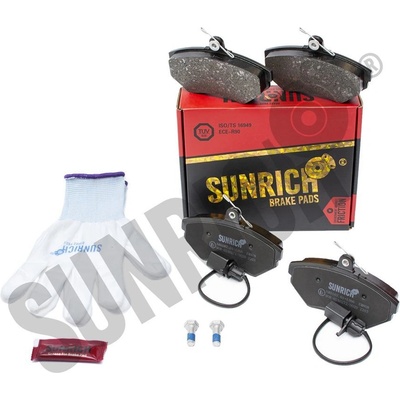 SUNRICH Sada brzdových platničiek kotúčovej brzdy 0167011366