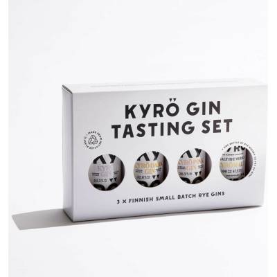KYRÖ Gin tasting set 43,57% 4 x 0,05 l (karton)