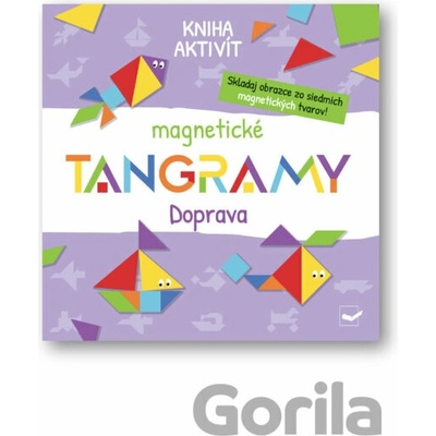 Kniha aktivít magnetické TANGRAMY Doprava