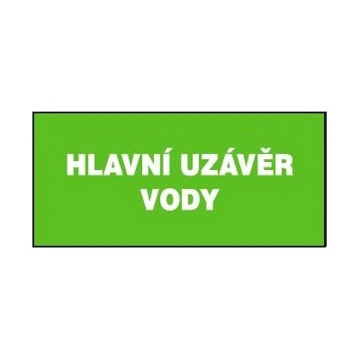 Hlavní uzávěr vody