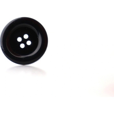 Pro Háčkování Knoflík kulatý plast 23 mm, černý