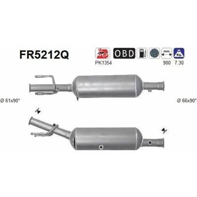 Filtr sazových částic, výfukový systém AS FR5212Q