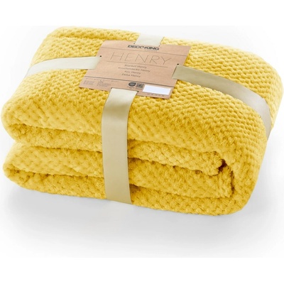 DecoKing Deka z mikrovlákna Henry MUSTARD 150x200