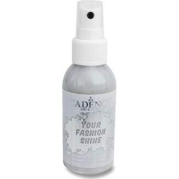 Cadence perleťový sprej na tmavý textil 100 ml strieborná