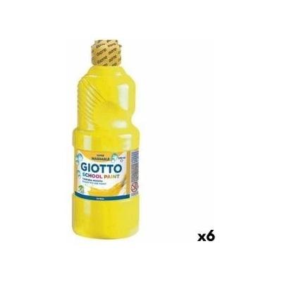 GIOTTO Темпера Giotto School Жълт 500 ml Миеща (6 броя)